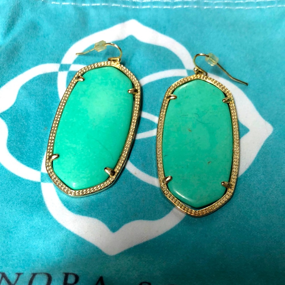 Kendra Scott turquoise earrings